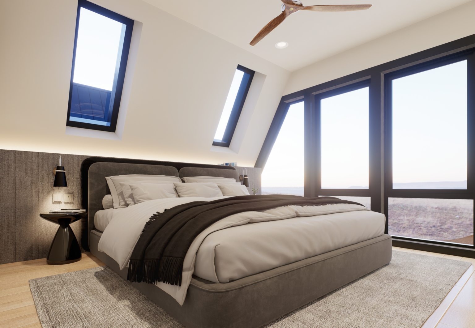 A-frame Interior